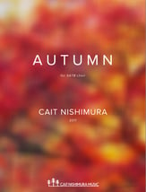 Autumn SATB choral sheet music cover